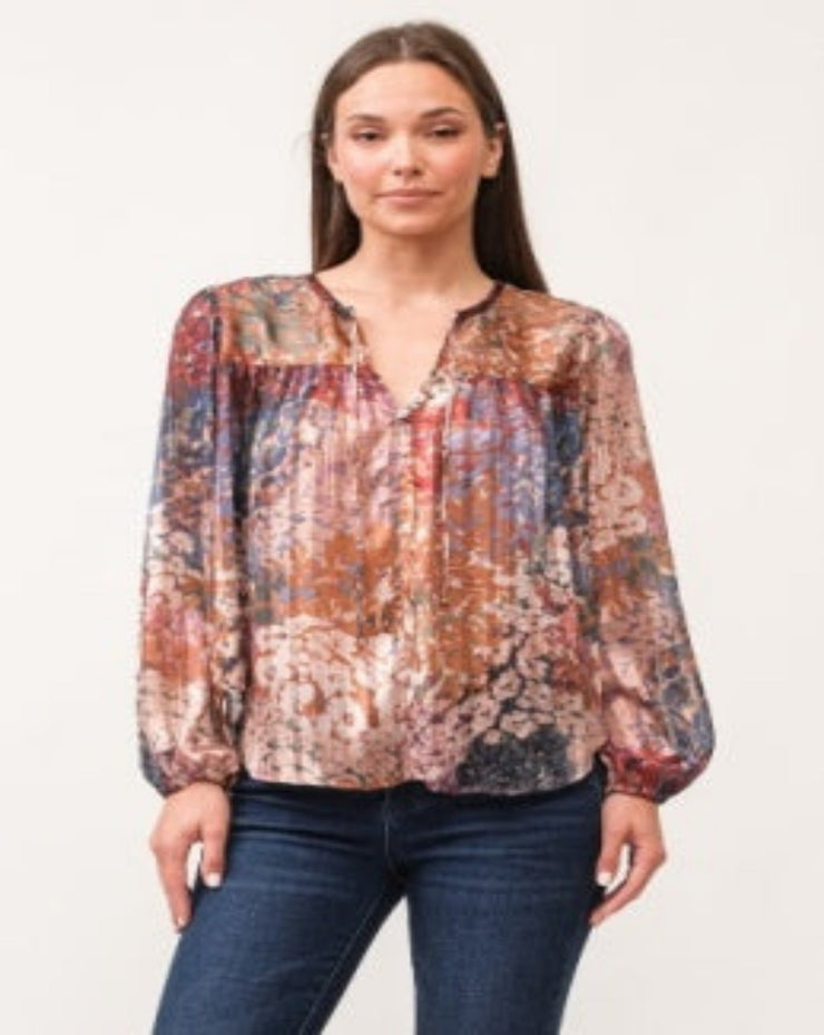 Alessia Multi Long Sleeve - Tinsel Garden