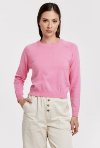 Maritza Sweater - Soft Cherry