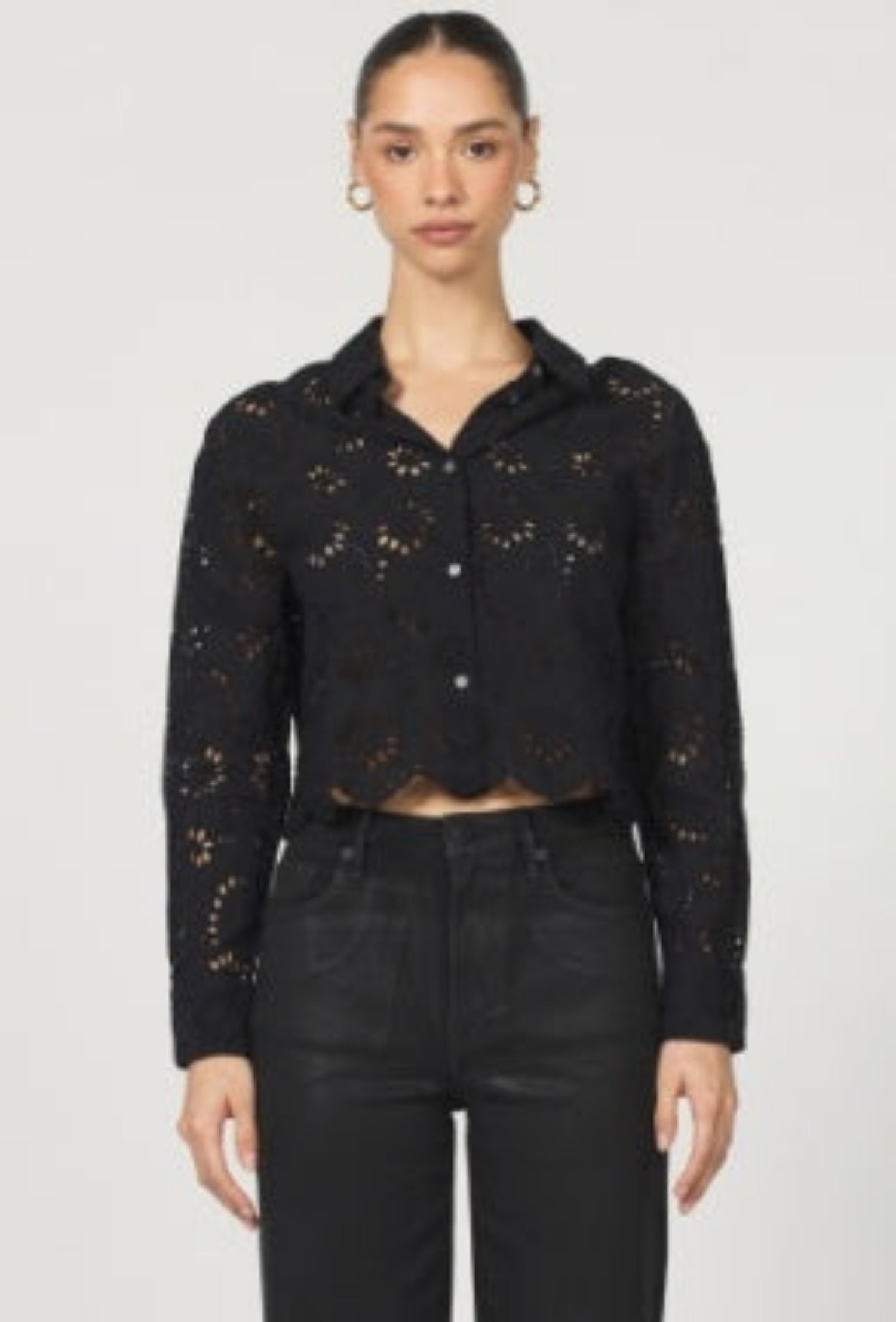 Miranda Lace Top - Black