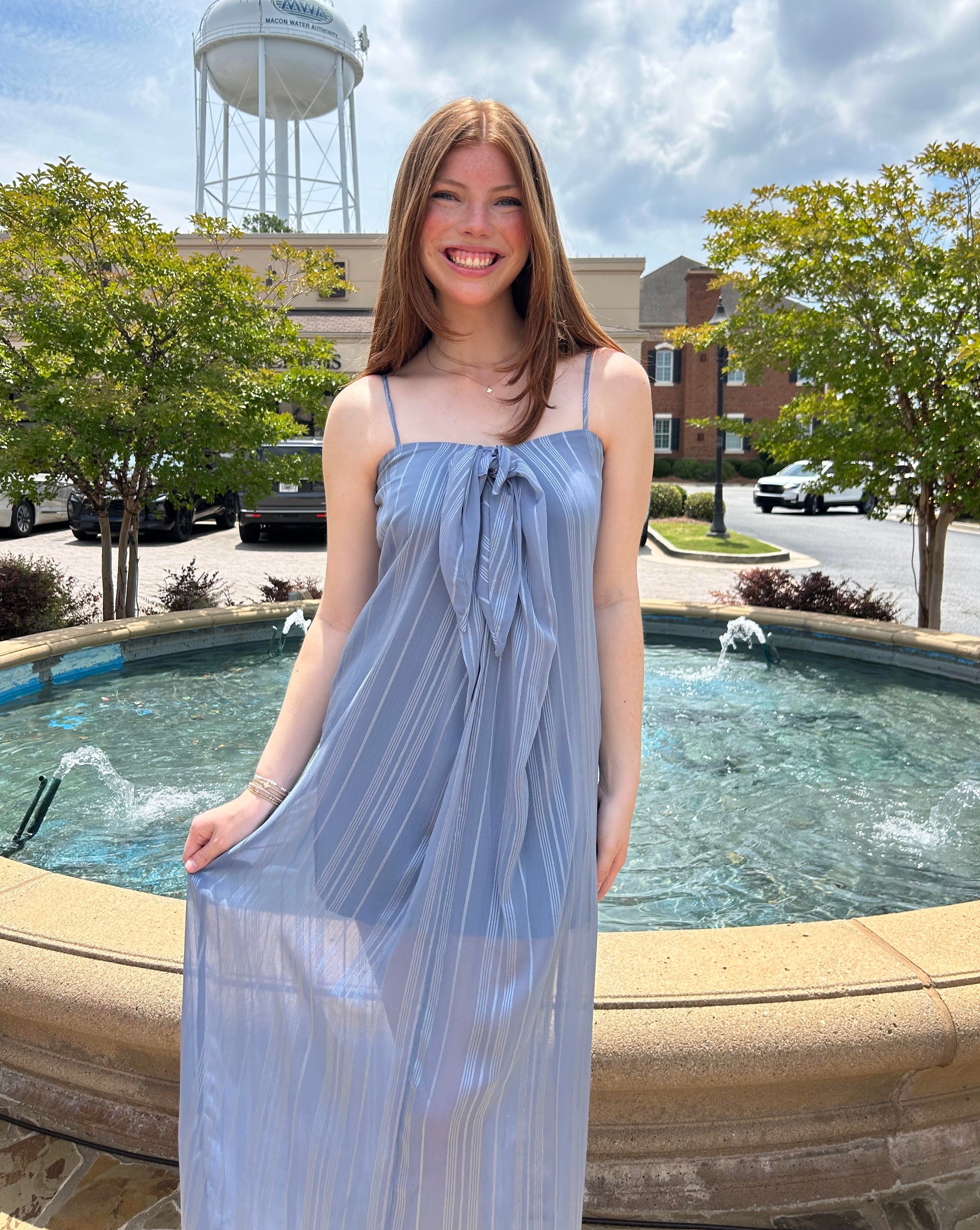Tanner Dress "Steel"