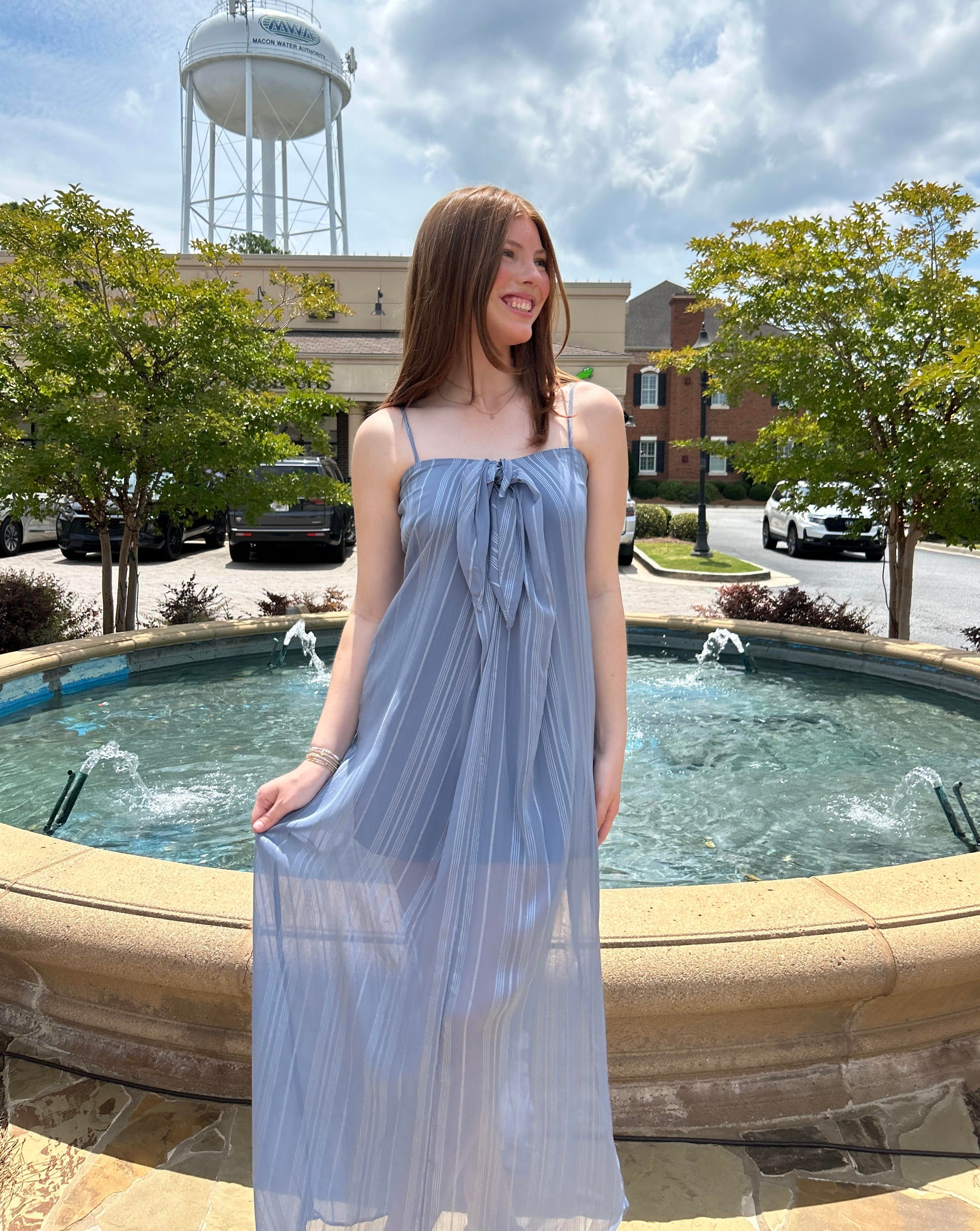 Tanner Dress "Steel"