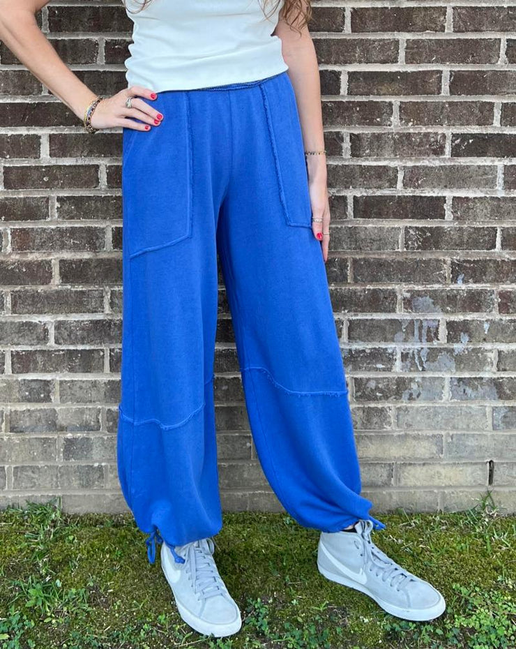 Mystic Parachute Terry Jogger - Blue Moon