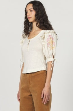 Keely Top - Vintage Green