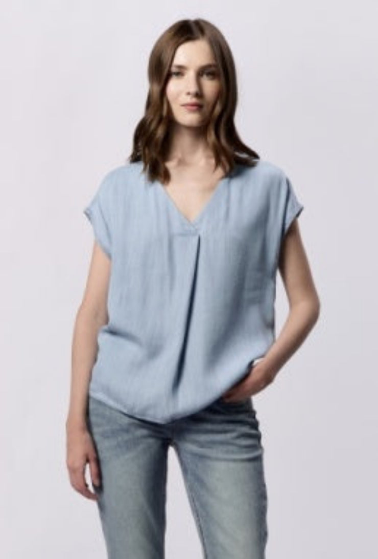 Kristen Blouse - Carolina Blue