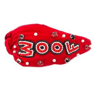 Woof Headband "Red"