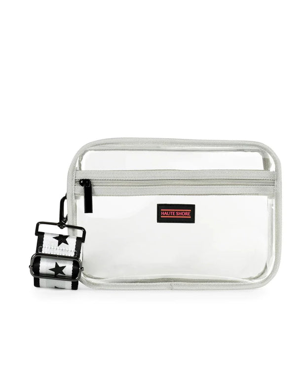 Drew Clear Bag With Adjustable Strap "Cadet"
