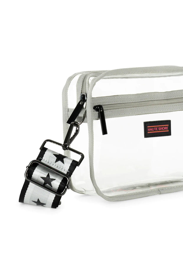 Drew Clear Bag With Adjustable Strap "Cadet"