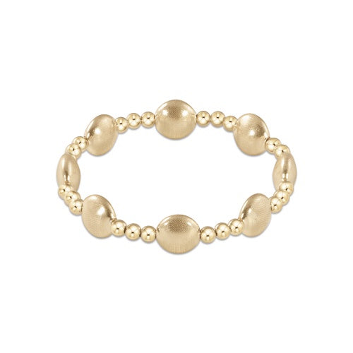 Honesty Sincerity Gold 10mm Bracelet