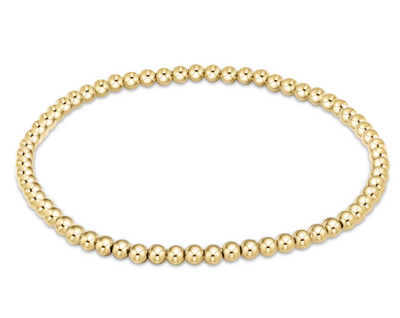 egirl Classic Gold 3mm Bead Bracelet