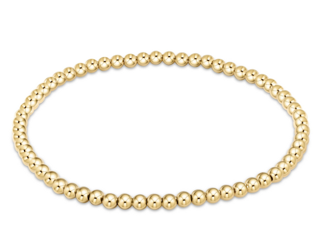 egirl Classic Gold 3mm Bead Bracelet
