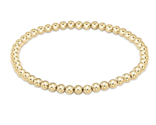 Extends - Classic Gold 4mm Bead Bracelet