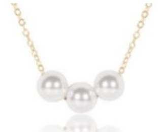 Egirl 14" Joy Gold Necklace "Pearl"