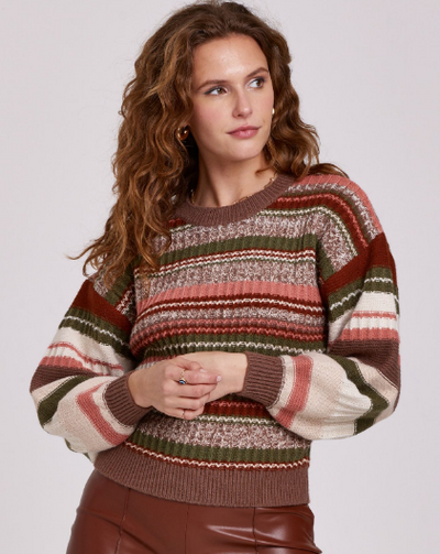 Lorraine Multicolor Sweater "Cedar Multi"
