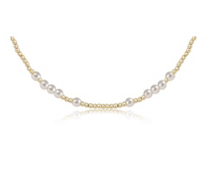 17" Choker Hope Unwritten - 4mm Pearl