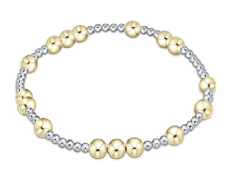 Hope Unwritten 5mm Bead Bracelet - Mixed Metal