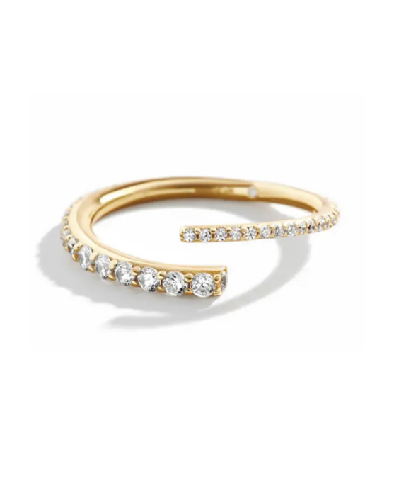 Soiree Ring "Clear/Gold"