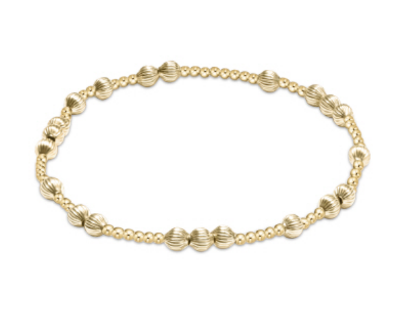 Hope Unwritten Dignity 4mm Bead Bracelet - Gold
