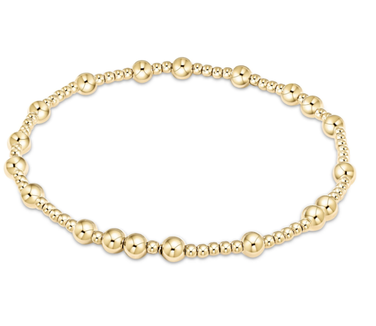 Extends - Hope Unwritten 4mm Bead Bracelet - Gold