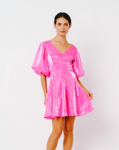 Kassady Voluminous Dress "Pink"