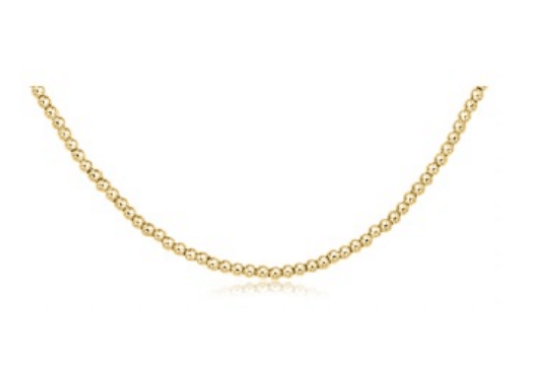 egirl 14" Choker Classic Gold 2mm Bead