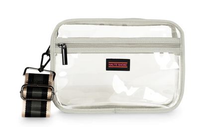 Drew Clear Bag "Black/Rose Gold"
