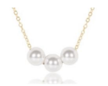 16" Necklace Gold - Joy Pearl