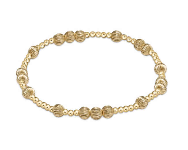 Hope Unwritten Dignity 5mm Bead Bracelet - Gold