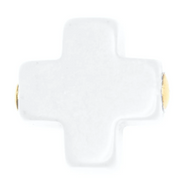 egirl 14" Necklace Gold - Signature Cross Off-White