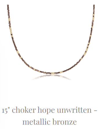 15" Choker Hope Unwritten Fall/Winter Collection