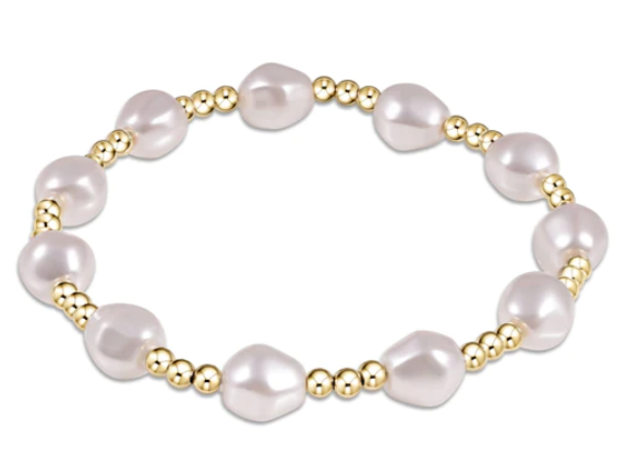 Extends Admire Pearl 3mm Gold Bracelet