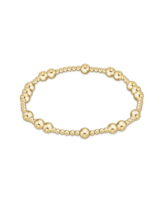 Hope Unwritten 5mm Bead Bracelet - Gold