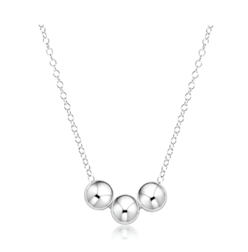 16" Necklace Sterling - Joy 6mm Sterling