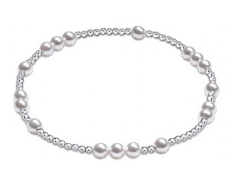 Extends Hope Unwritten Pearl 4mm Sterling Bracelet