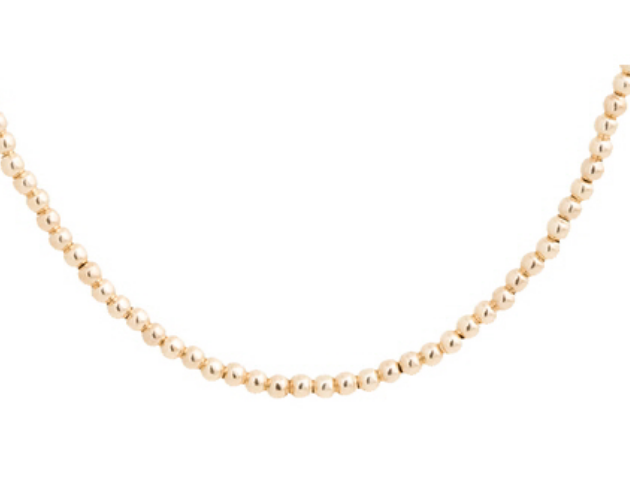 17" Choker Classic Gold 2mm Bead