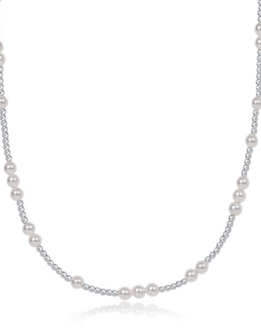 15" Choker Hope Unwritten Sterling - Pearl