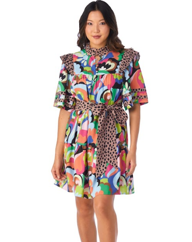 Maisie Dress "Paint the Town"