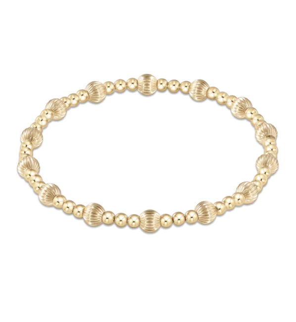 Extends Dignity Sincerity Gold 5mm Bracelet