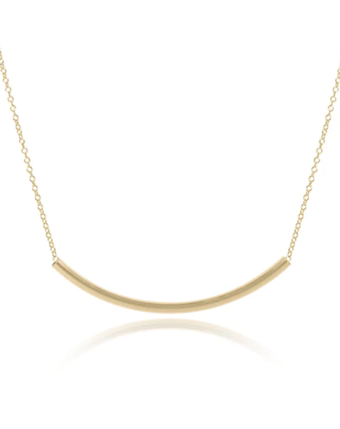egirl 14" Necklace Gold - Bliss Bar Small Gold