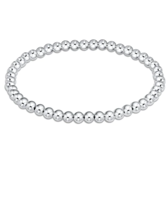 Classic Sterling 4mm Bead Bracelet