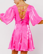 Kassady Voluminous Dress "Pink"