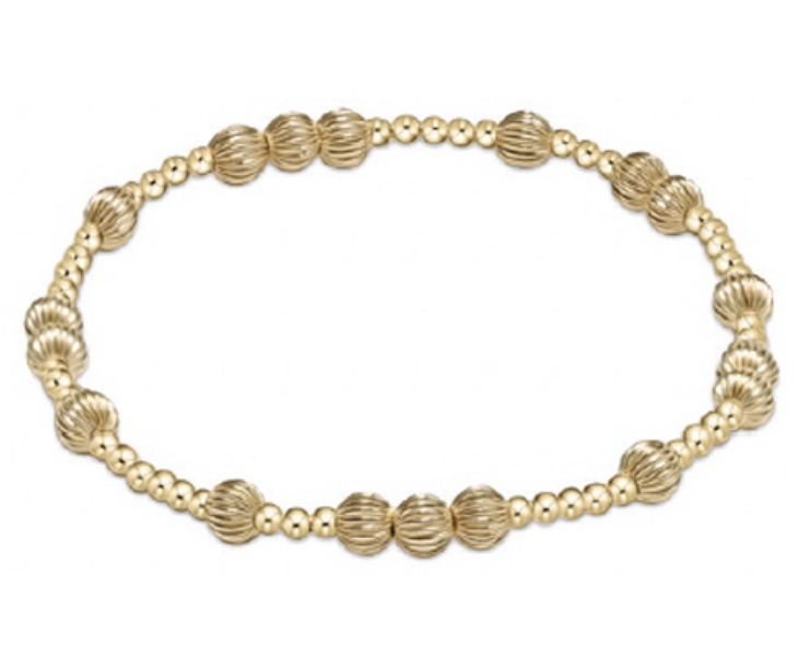Extends - Hope Unwritten Dignity 5mm Bead Bracelet - Gold