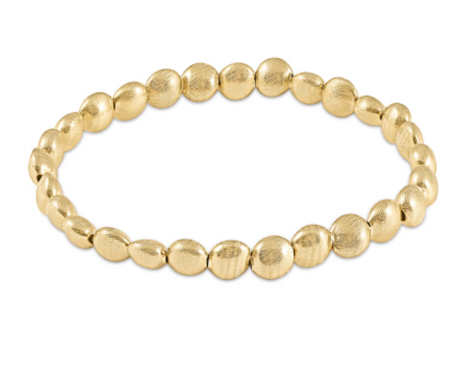 Extends - Honesty Gold 6mm Bead Bracelet
