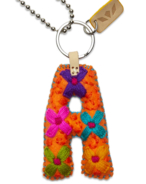 Orange Felt Charm