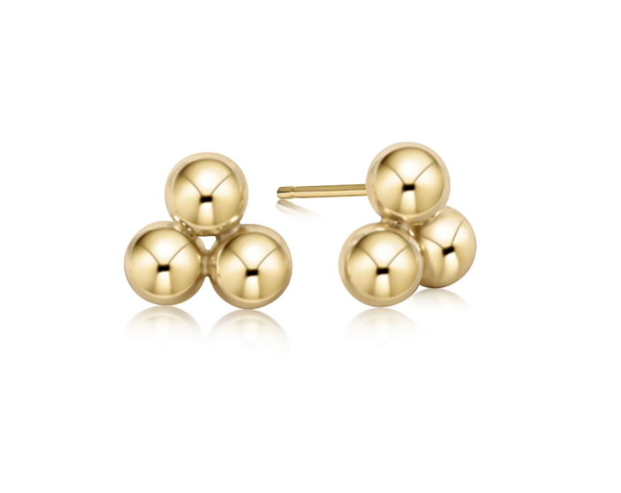 Classic Cluster Stud - 6mm Gold