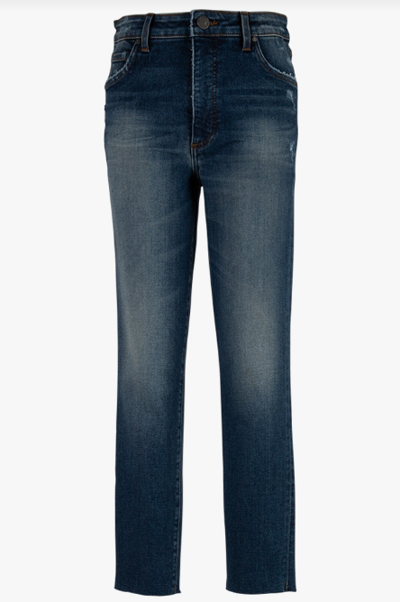 Reese High Rise Ankle Raw Hem "Relieve"