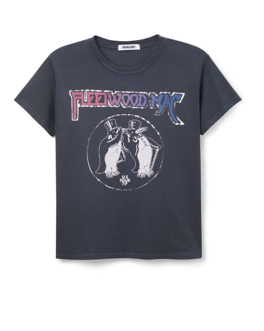 Fleetwood Mac US Tour '77 Tee "Vintage Black"
