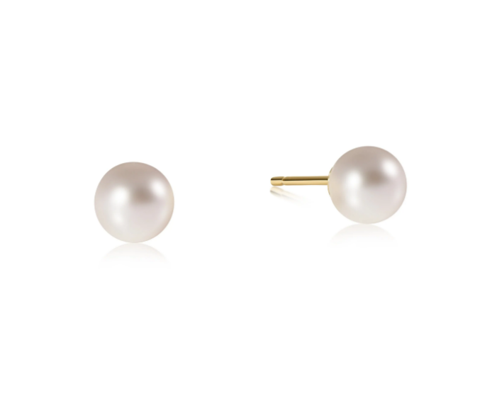 Classic 6mm Ball Stud - Pearl