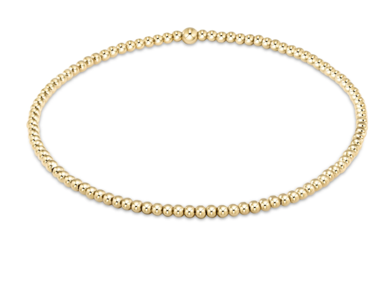 Extends - Classic Gold 2mm Bead Bracelet