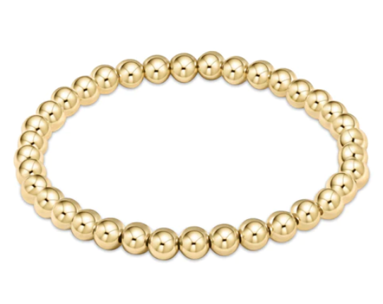 Classic Gold 5mm Bead Bracelet