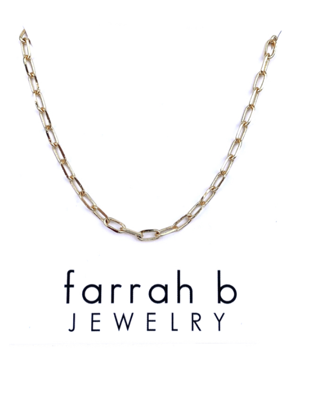 3 Charm Necklace Medium Chain